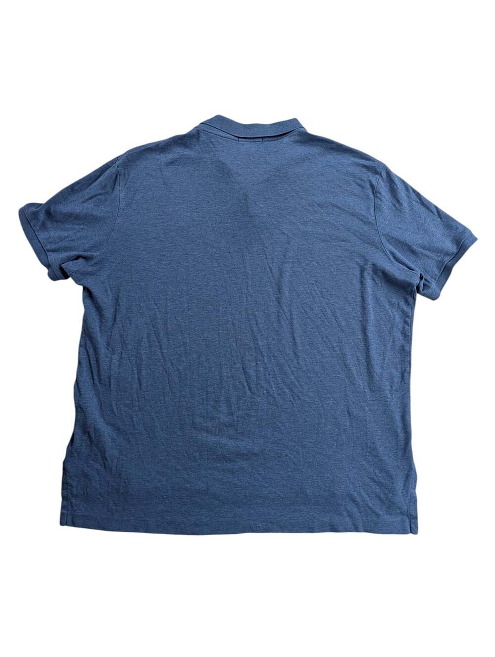 Polo Ralph Lauren Pima soft touch heather blue XL 100% cotton preppy old money - Picture 2 of 5